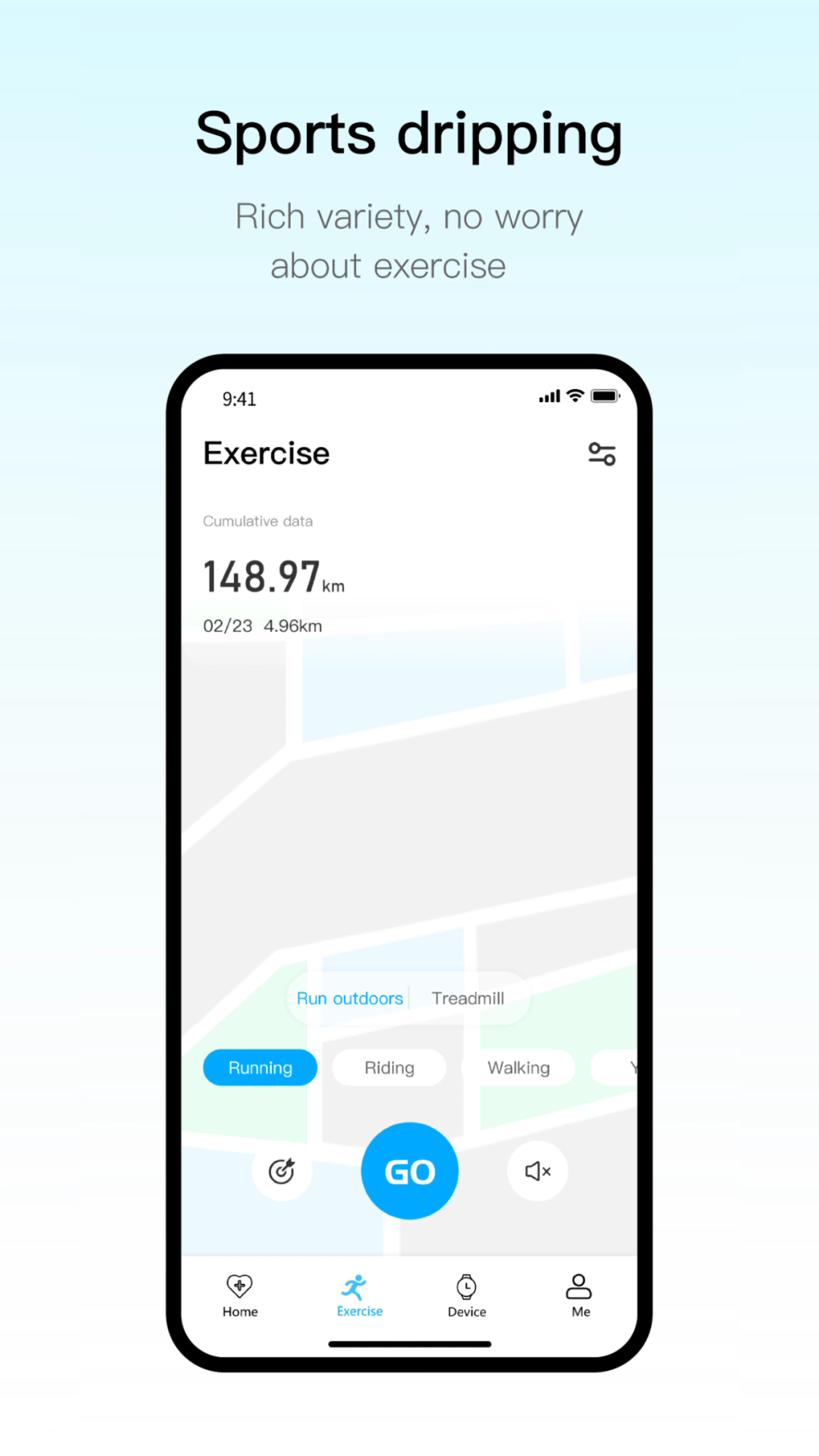 MaituFit app screenshot 2 — Maitu smartwatch fitness tracking and health monitoring