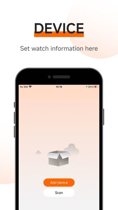 Flymatrix app screenshot 2 — smartwatch health tracking and fitness monitoring interface