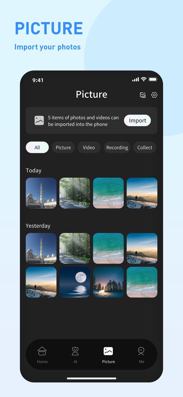 HeyCyan app screenshot 1