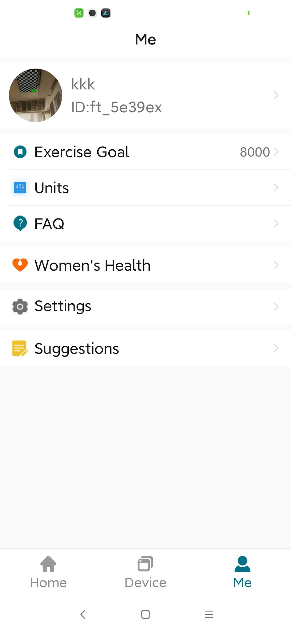 GOBOULT Track app screenshot 3 — smartwatch health tracking and notification interface