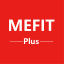 Mefit Plus app logo — companion app for Bluetooth smartwatches and smart bands