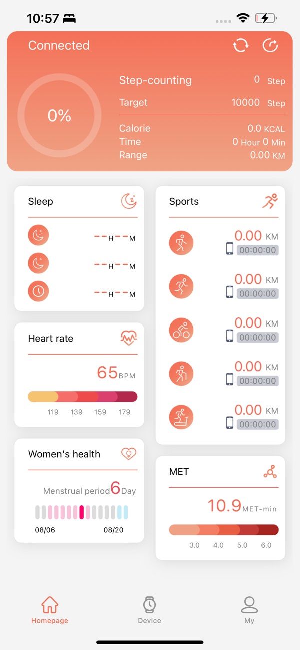 RDFit app screenshot 1
