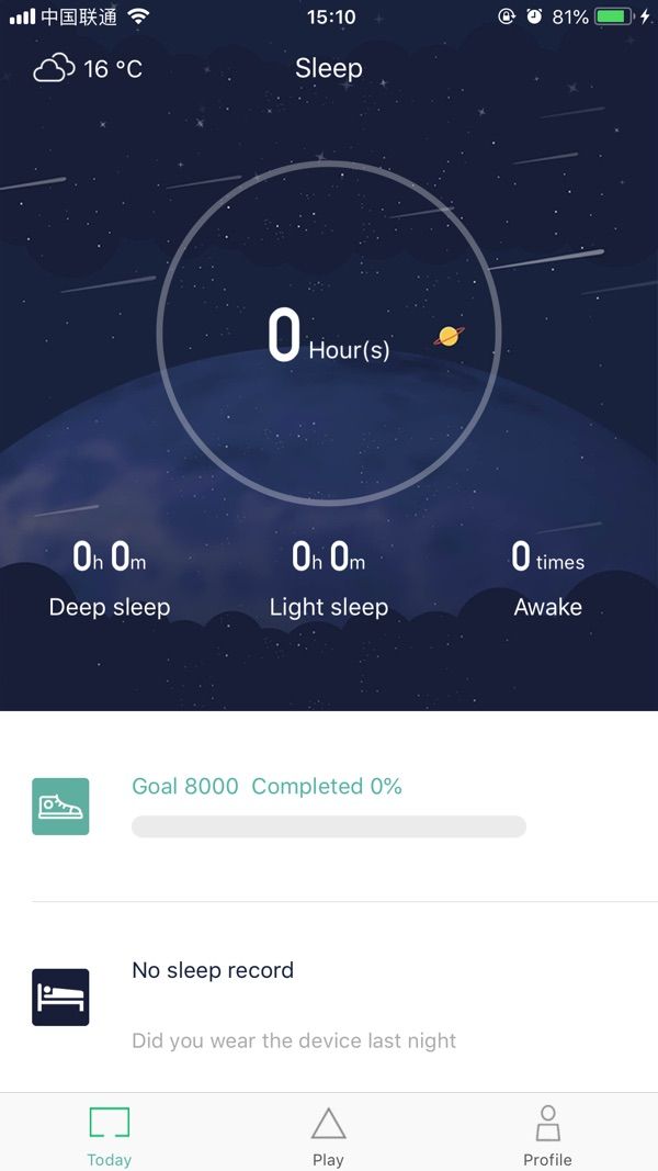 FlagFit 2.0 app screenshot 3 — smart band health tracking and fitness monitoring