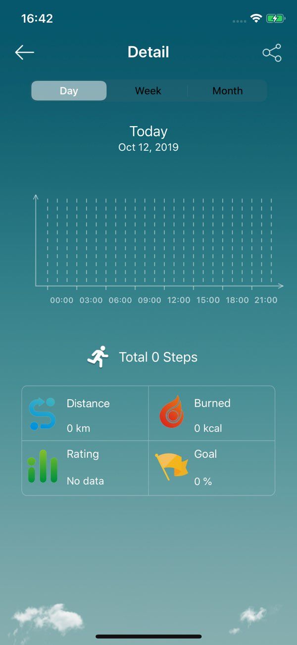DayDay Band app screenshot 2 — smart bracelet health tracking and fitness monitoring
