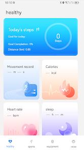 HelloFit Pro app screenshot 1 — smartwatch health tracking and fitness monitoring