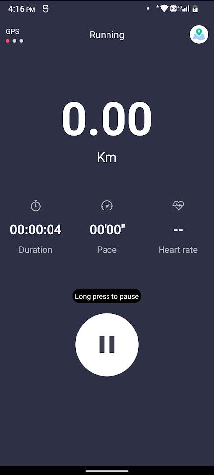 HaiFit app screenshot 2 — health tracking and smart bracelet management