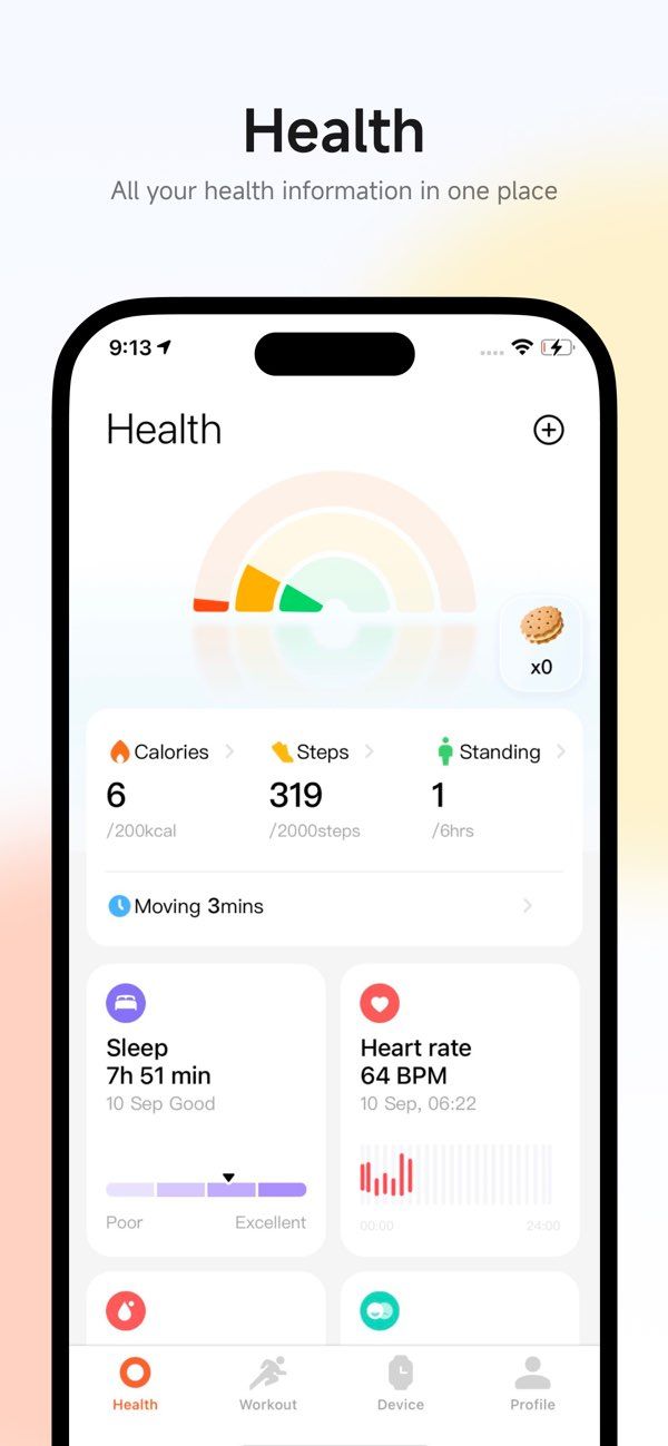 Mi Fitness app screenshot 1