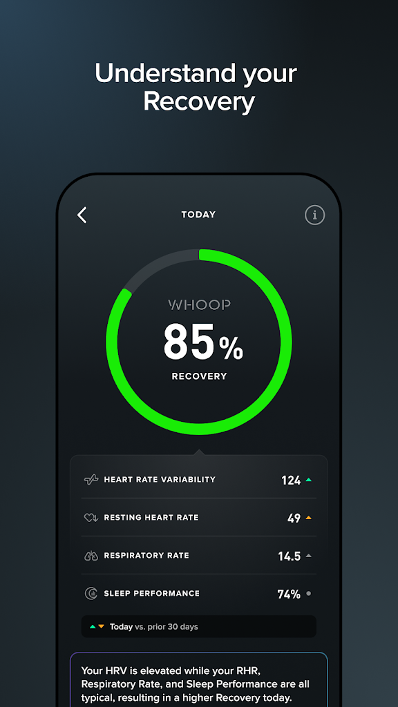 WHOOP app screenshot 3