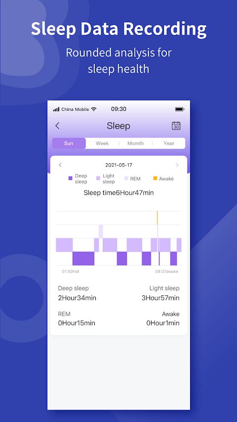 HaloFit app screenshot 3 — smartwatch health tracking and fitness monitoring