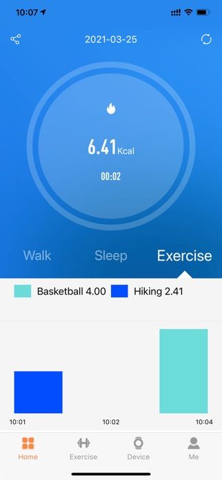 JYouPro app screenshot 3 — health and fitness tracking interface
