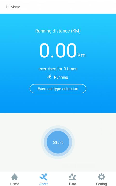 Hi Move app screenshot 3 — smartwatch health tracking and notification features
