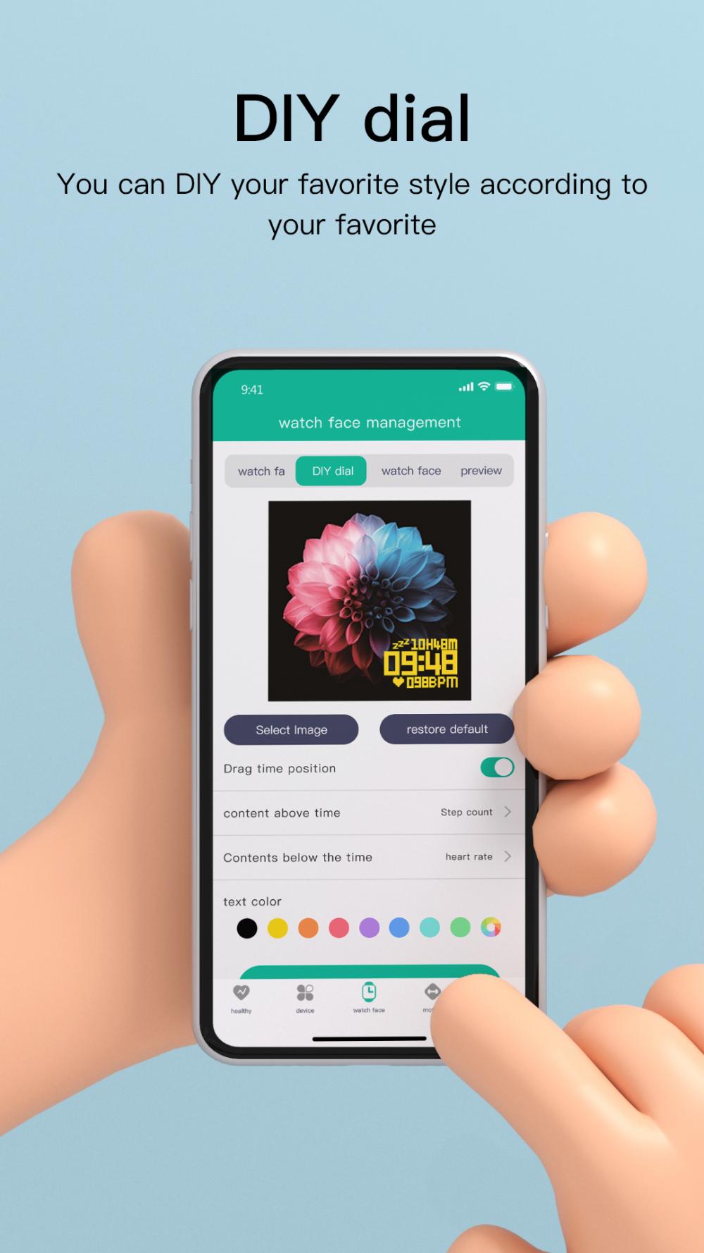 XOfit app screenshot 2 — smartwatch health and fitness tracking