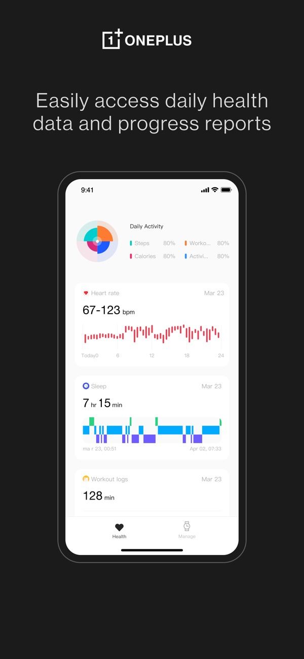 OnePlus Health app screenshot 1