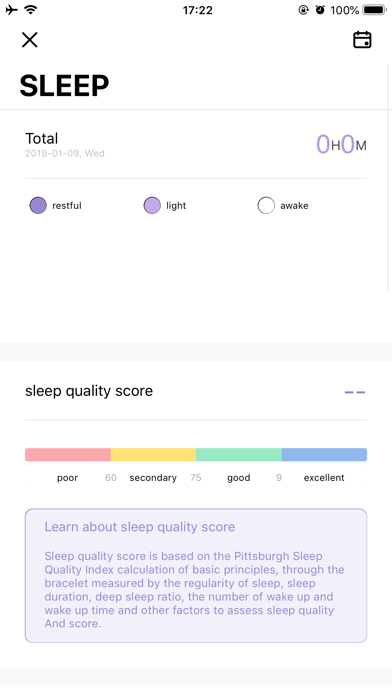 RS Motive app screenshot 3 — Riversong smartwatch health tracking interface