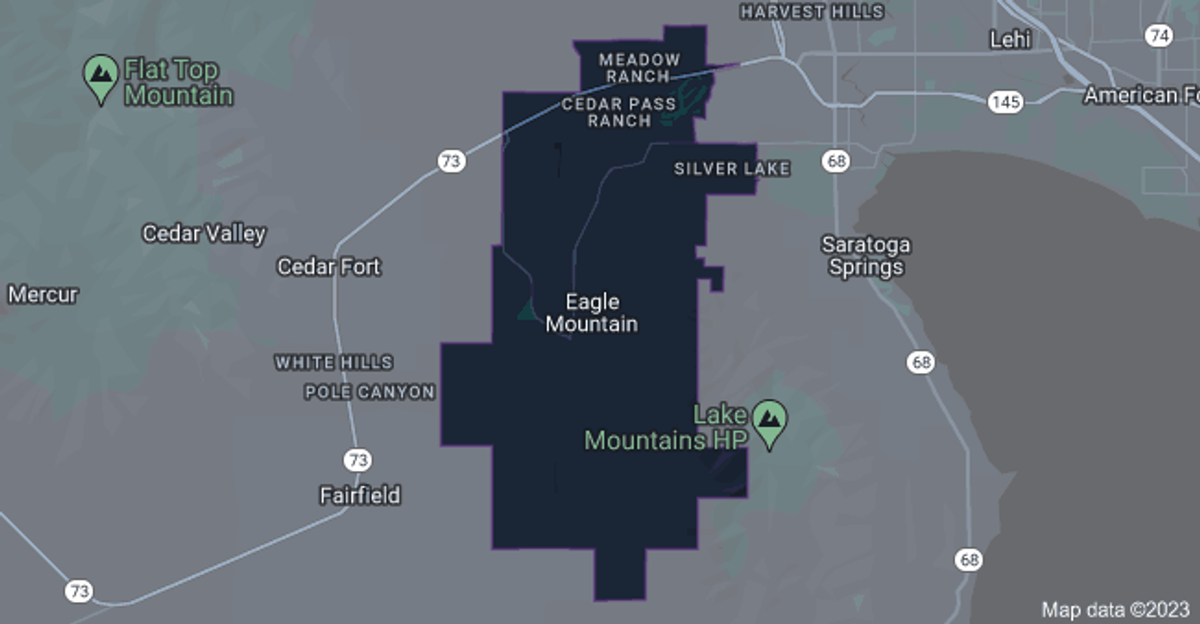 Map of Eagle Mountain