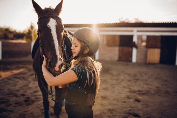 Woman and Horse