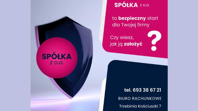 Chcesz płacić niższe podatki i spać spokojnie? Spółka z o.o. może być rozwiązaniem!
