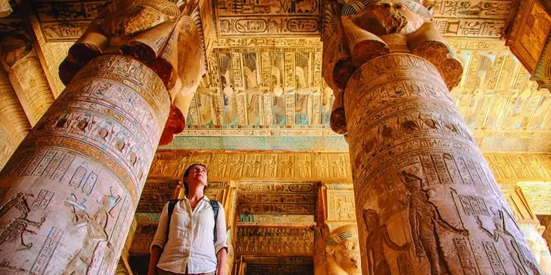 Swiatynia bogini Hathor w Denderze podczas prywatnej wycieczki z Marsa Alam