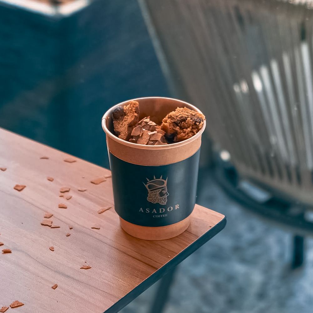 Milk Chocolate Pudding Cookies Cup with Layered Biscuits and Chocolate Cream at Asador Coffee El Jadida