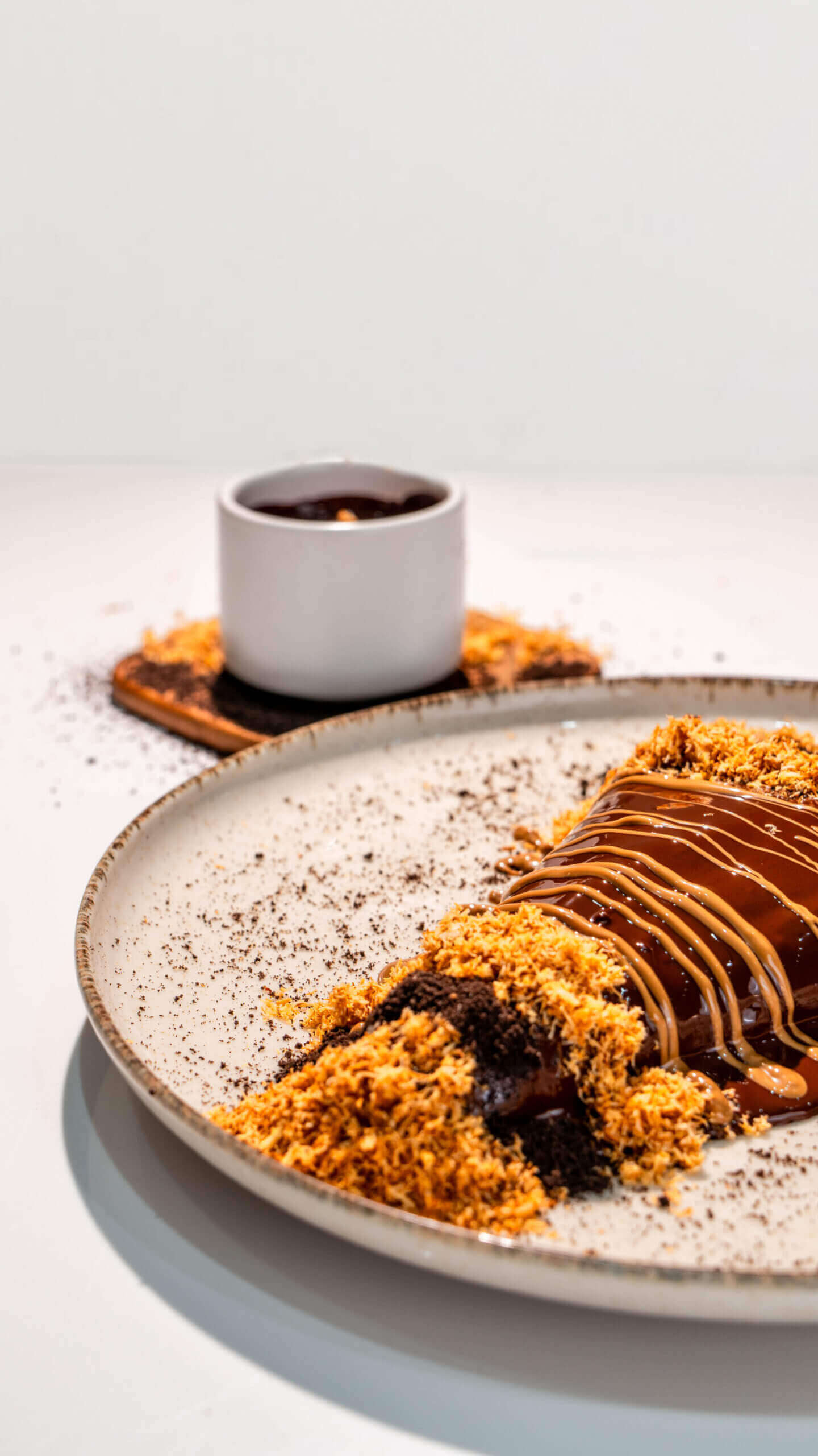 Crepe Kunafa Cappuccino