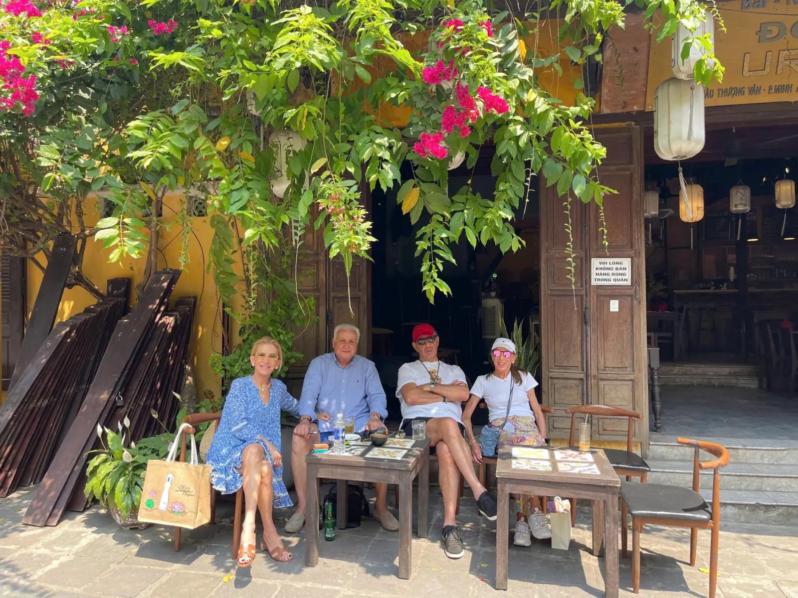 Guests on a private tour in Central Vietnam