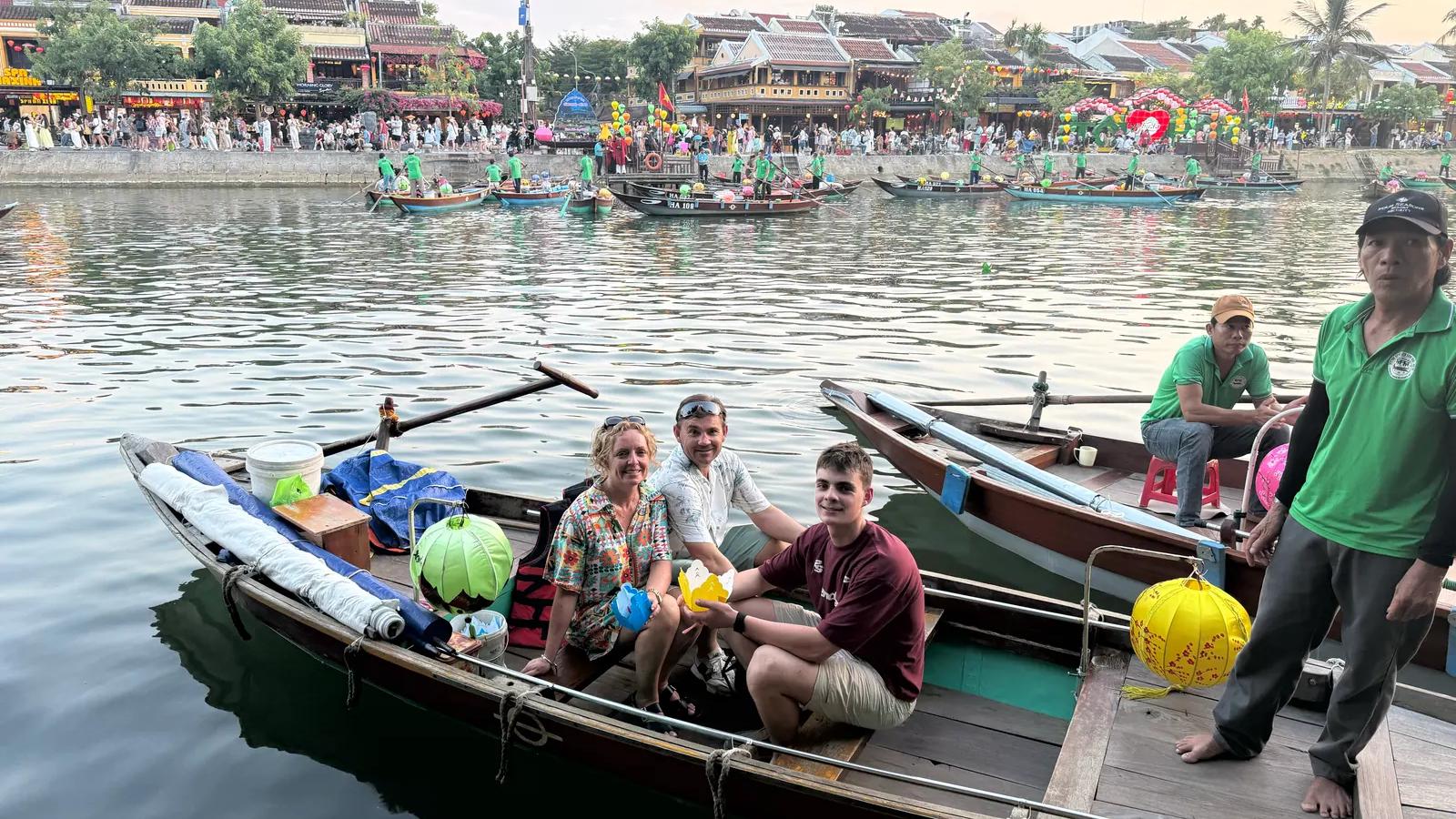 Hoi An Ancient Town at night with traditional lanterns and historic streets