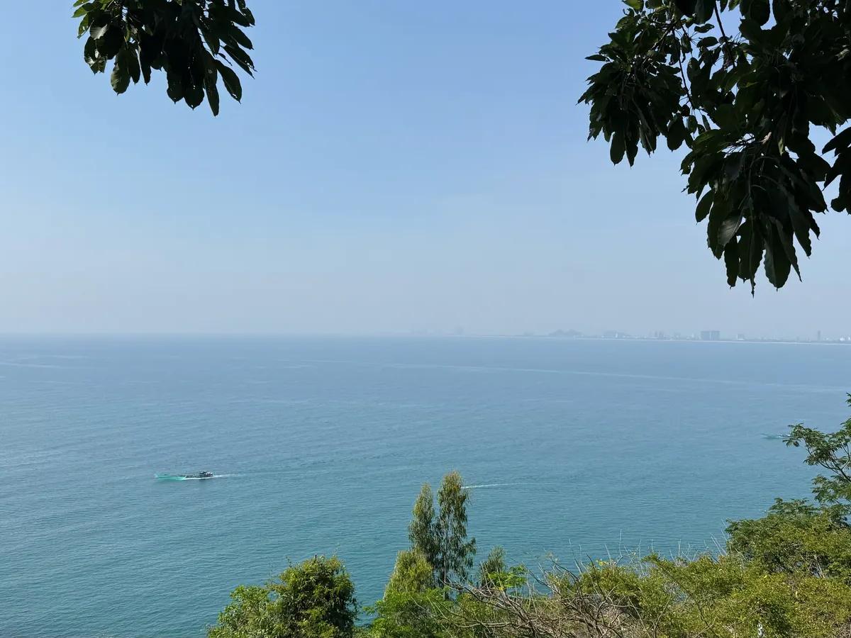 The East Sea seen from a viewpoint on the Marble Mountains