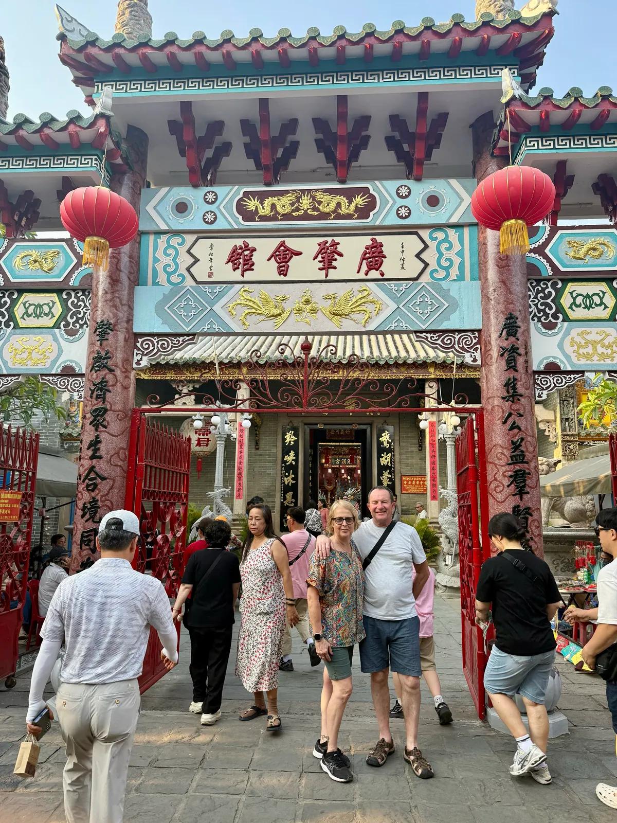 Chinese assembly hall with traditional architecture in Hoi An Ancient Town