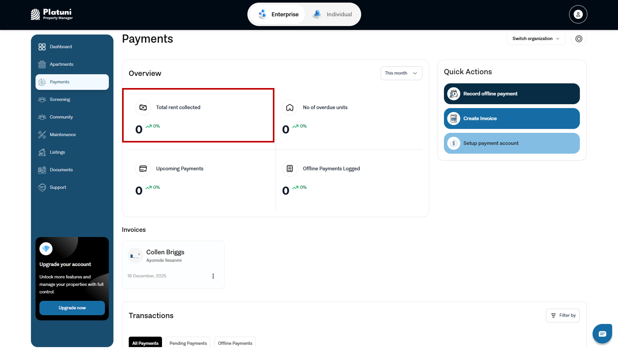 Rent Tracker