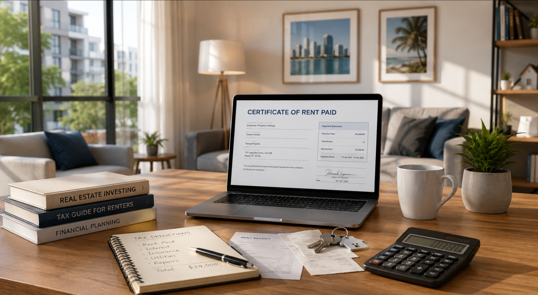 What Is a Certificate of Rent Paid? | Purpose and Tax Use