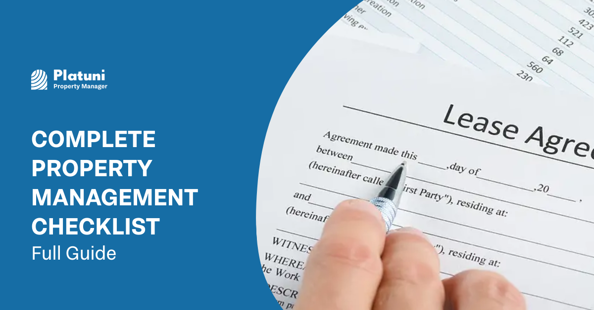 Complete Property Management Checklist | Full Guide