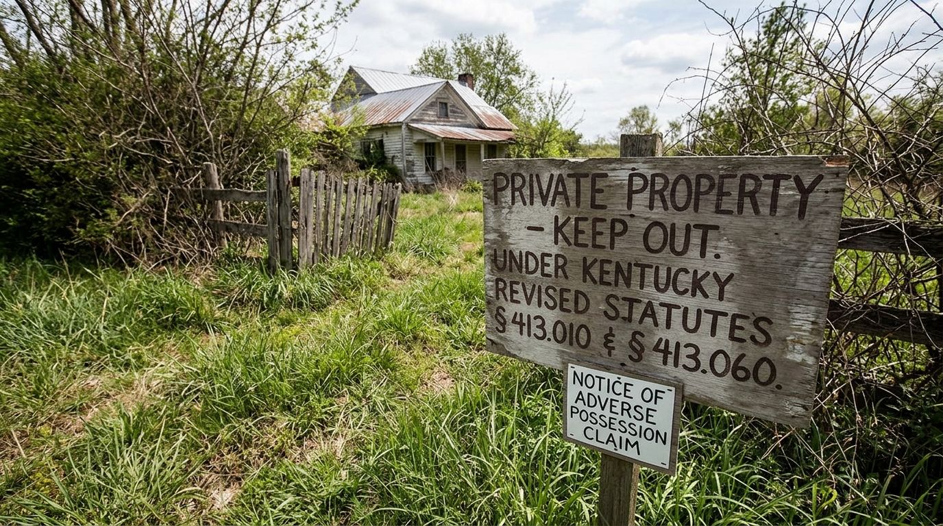 Kentucky Squatter's Rights & Adverse Possession Laws