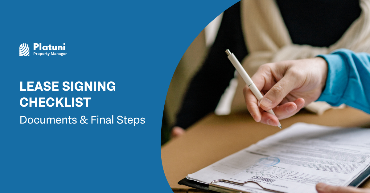 Lease Signing Checklist | Documents & Final Steps