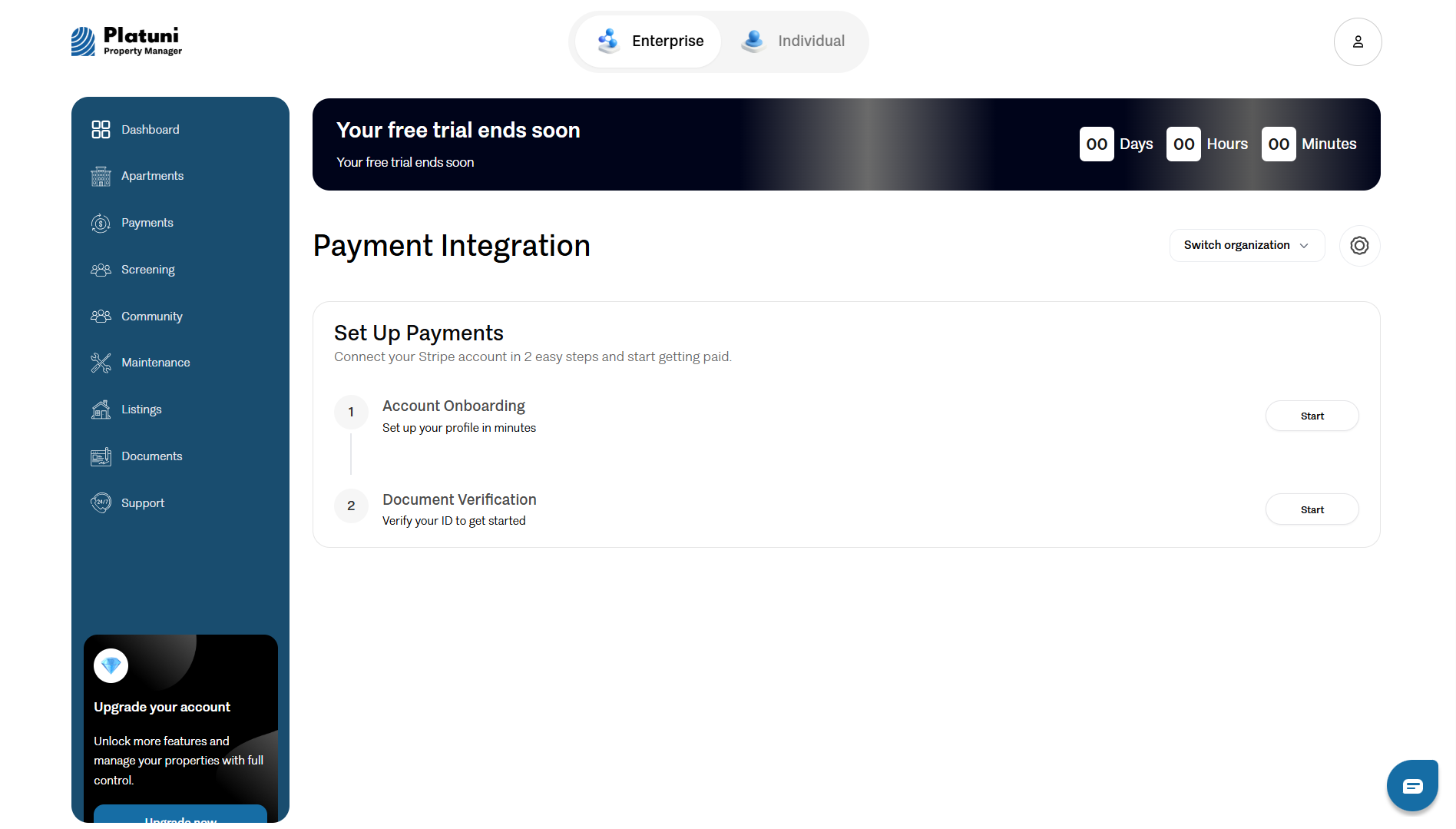 Set Up Payments