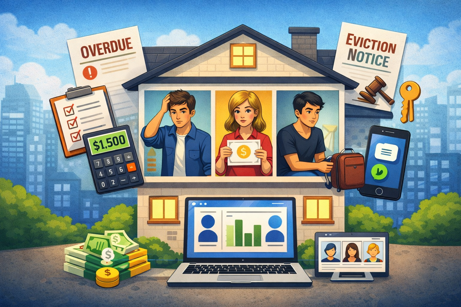 How to Manage Multiple Tenants on One Lease: A Landlord’s Guide