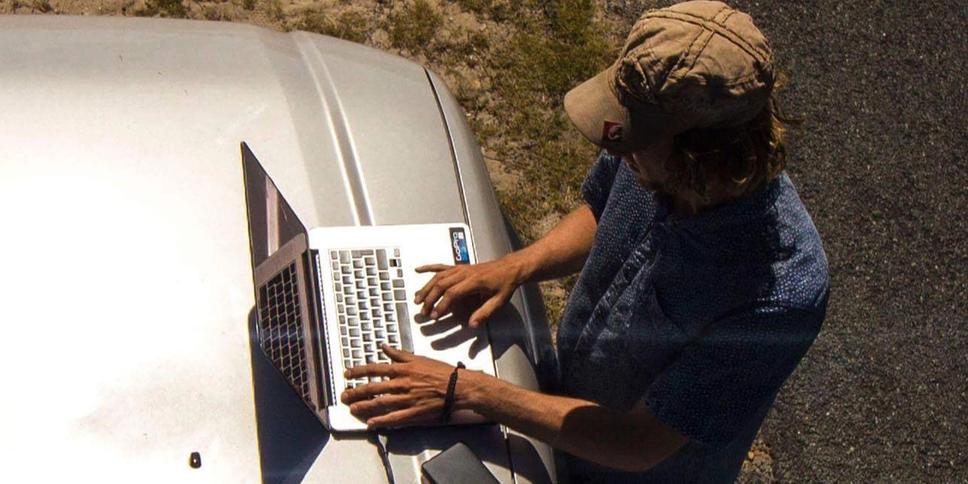 Website kapot? Geen probleem. In Zuid-Afrika kon ik dankzij 4G werken terwijl ik met een Jeep in the middle of nowhere stond