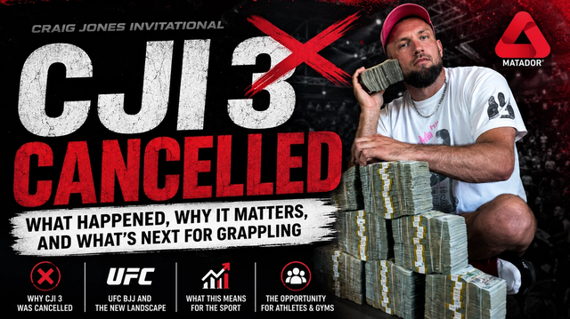 CJI 3 has been cancelled. Explore why Craig Jones Invitational 3 was called off, the impact on UFC BJJ and ADCC, and what it means for the future of professional grappling.