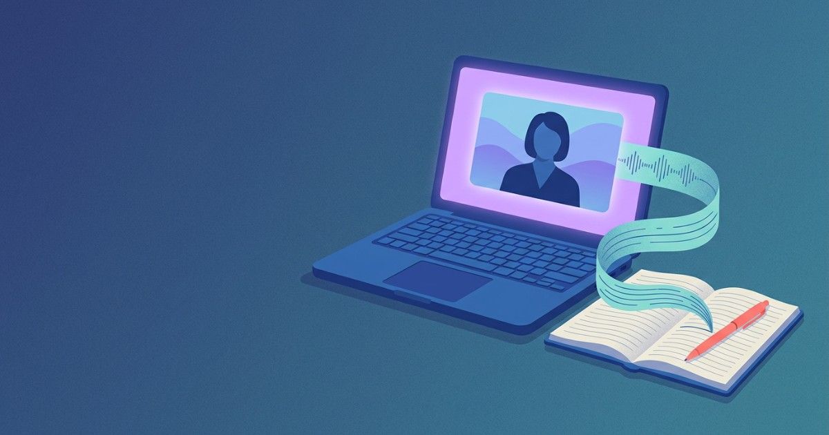Laptop video call whose sound wave flows into an open notebook: documenting virtual therapy sessions
