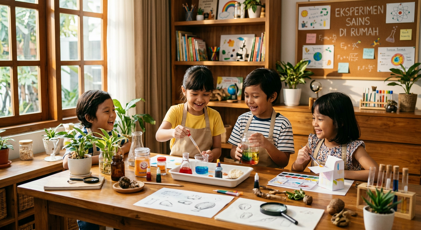 Mengembangkan Rasa Ingin Tahu Anak Melalui Eksperimen Sains Sederhana di Rumah
