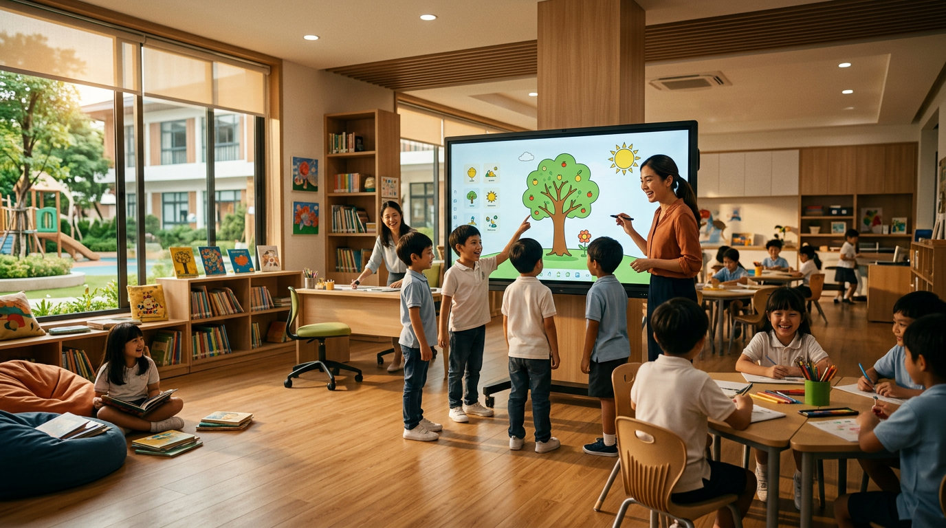 Pendidikan Terbaik untuk Anak SRA Child Friendly Modern
