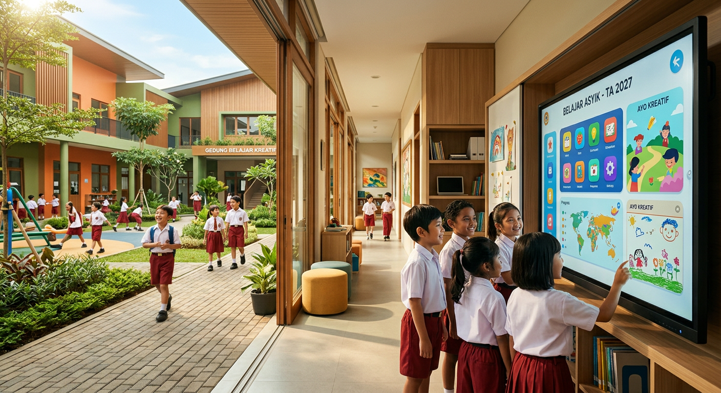 Sekolah Ramah Anak dengan Teknologi Modern untuk Tahun Ajaran Baru 2027
