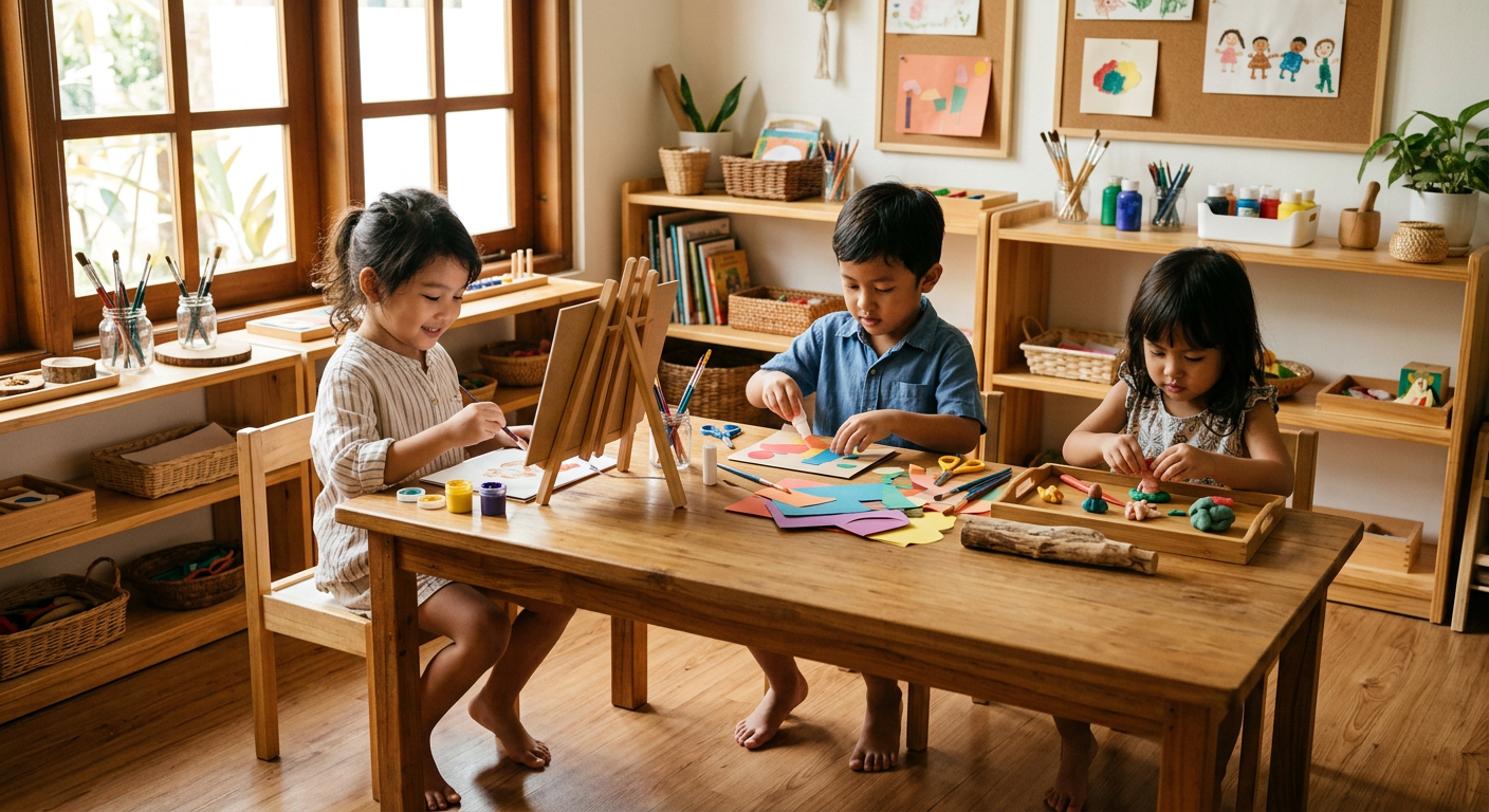 Aktivitas Montessori Sederhana di Rumah untuk Kemandirian Anak Usia 3-5 Tahun
