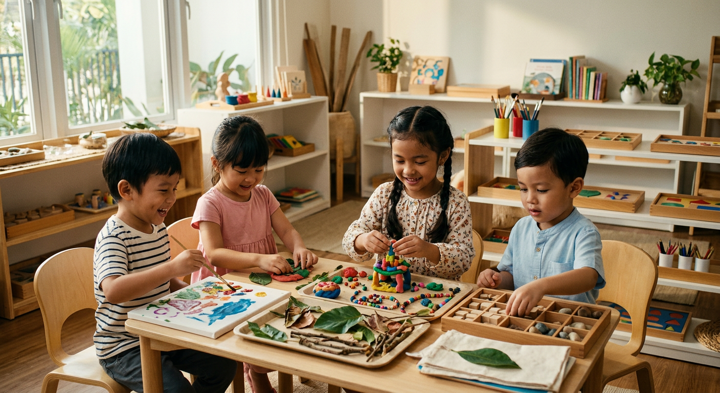 Praktik Sederhana Montessori untuk Mengembangkan Rasa Ingin Tahu Anak Usia 3-6 Tahun