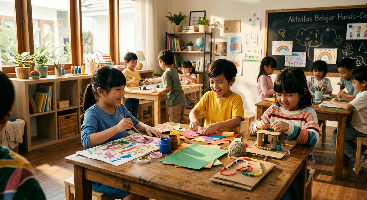 Aktivitas Belajar Hands-On untuk Meningkatkan Rasa Ingin Tahu Anak Usia 5-8 Tahun