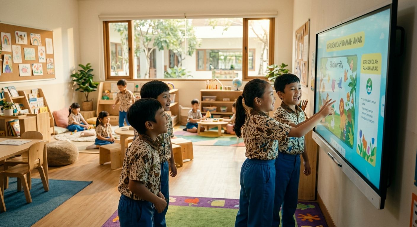 Ciri Sekolah Ramah Anak Berbasis Smart Learning
