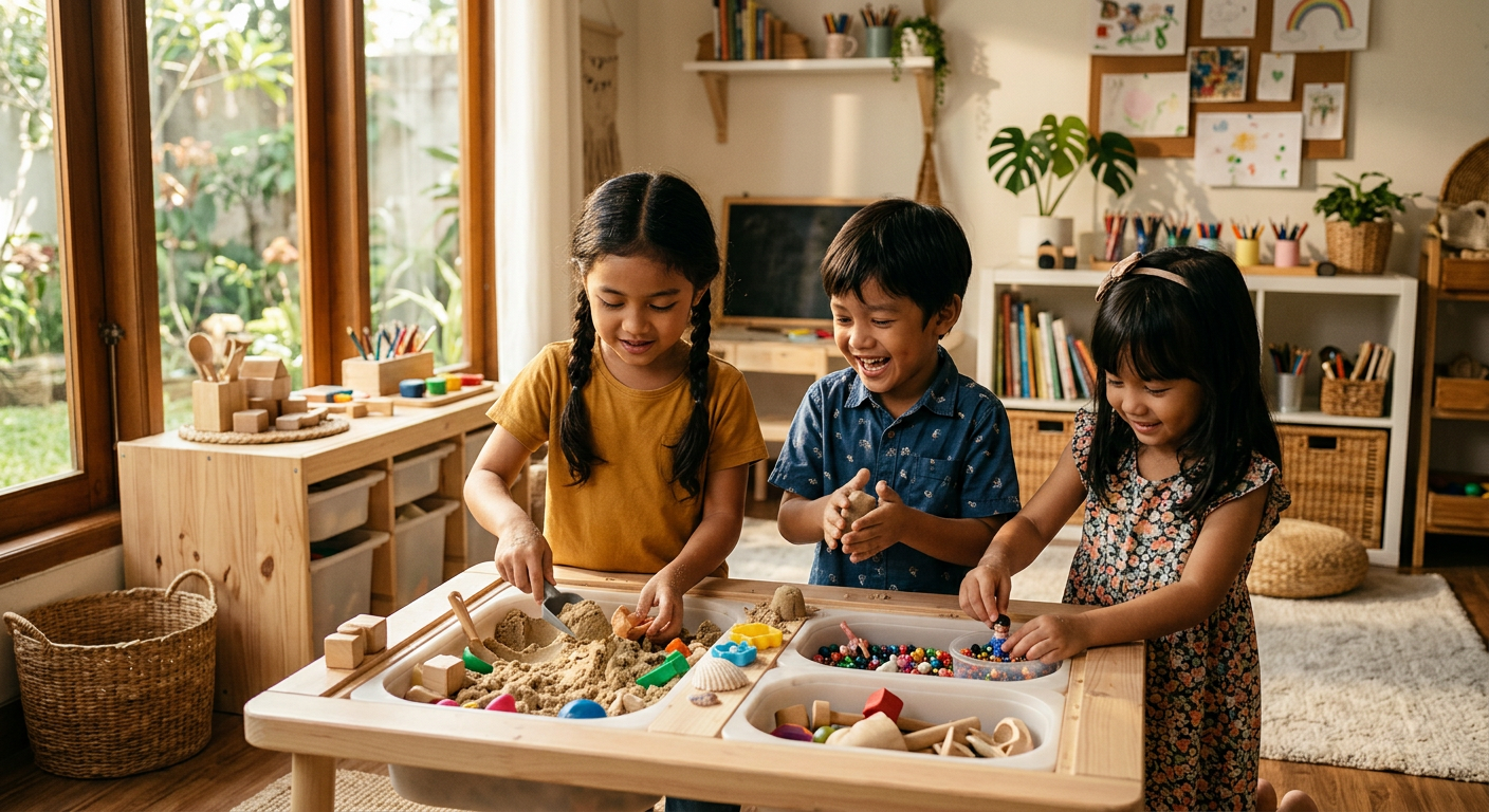 Cara Melatih Fokus Anak Melalui Sensory Play di Rumah