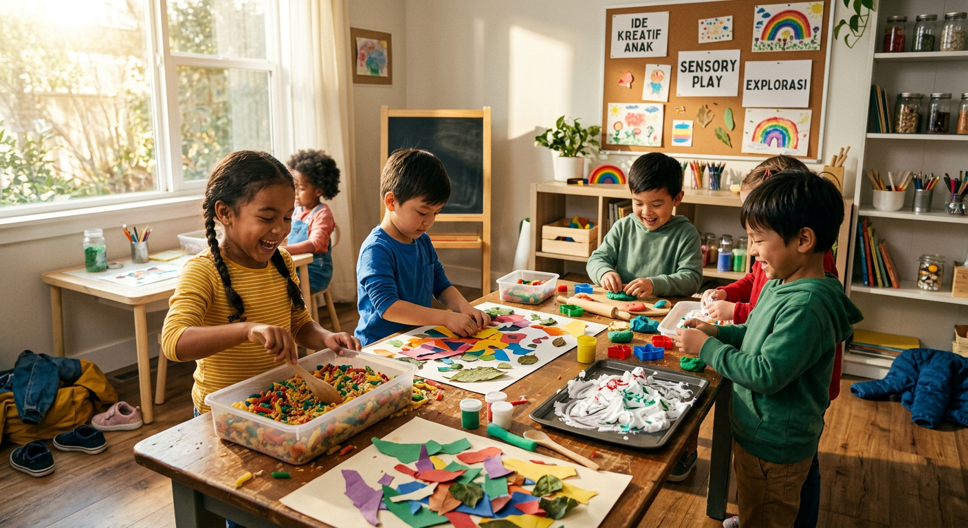 Ide Sensory Play Berbasis Bahan Sederhana di Rumah