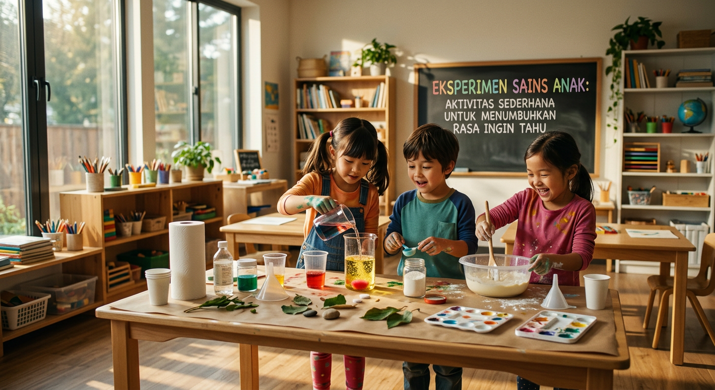 Eksperimen Sains Anak: Aktivitas Sederhana untuk Menumbuhkan Rasa Ingin Tahu