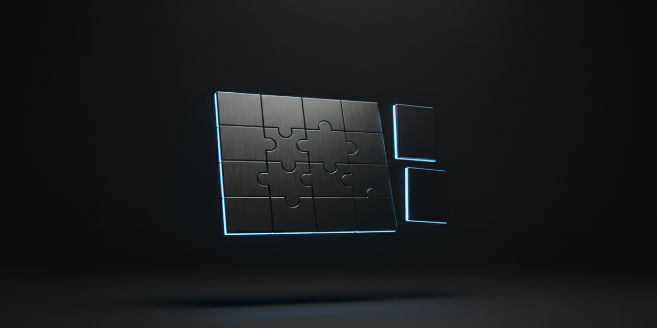 updated automated trading templates conceptual image showing a puzzle with the algo templates as potential pieces to the puzzle.