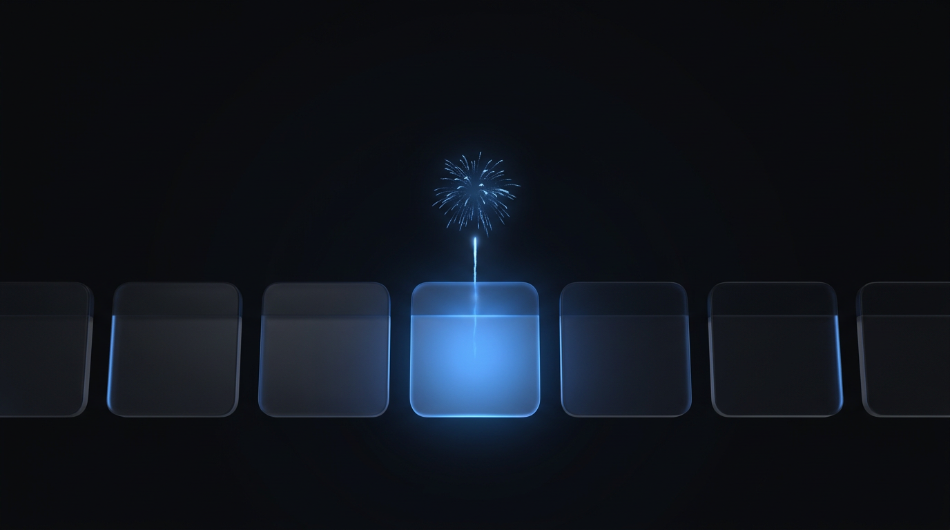 july 4th trading feature image with a calendar and a firework in edgeful theme